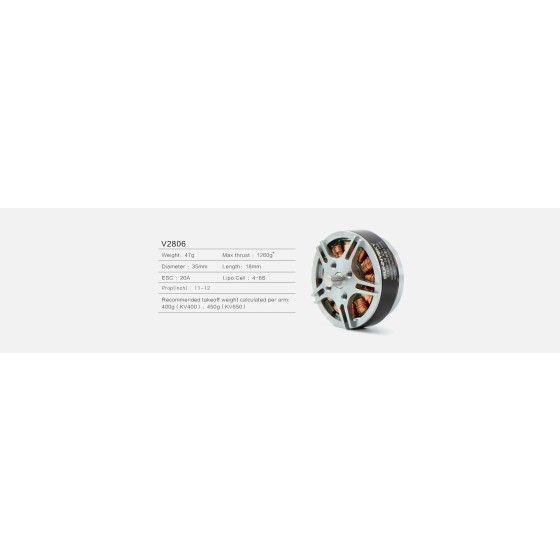 Hot Sales Oem Sunnysky V2806 Kv400 Kv650 High Efficiency Bldc Motor for Drone